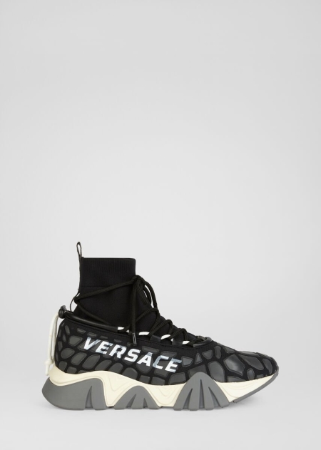 Versace Squalo Knit Sneakers Herr - 596710GWZ